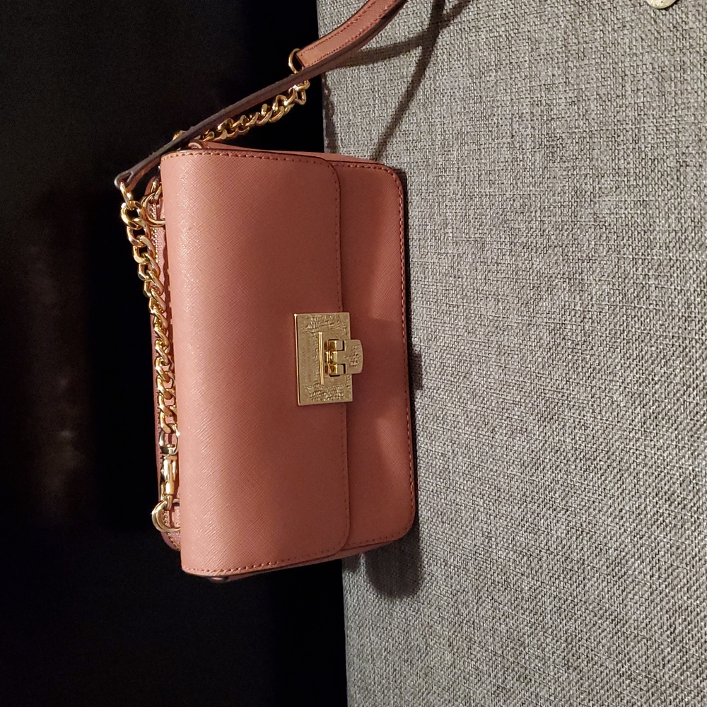 Elegant Brown Chain Shoulder Bag
